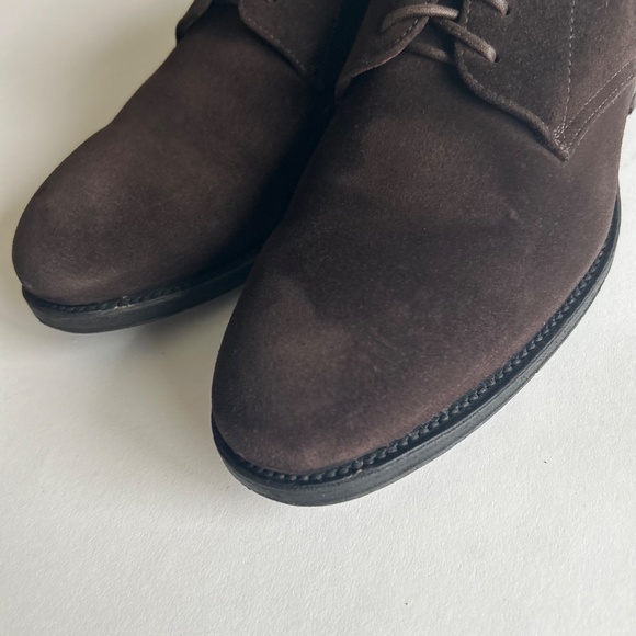 Men’s Aquatalia Dark Brown Suede Genuine Leather  Oxfords size 10 main image 5